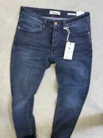 Essential Dark Denim Jeans , signature Dark Wash Denim - Image 3
