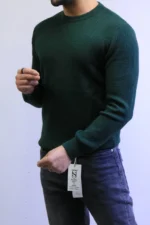 Men’s Slim Fit Waffle Knit Sweater – Premium Crew Neck - Image 13