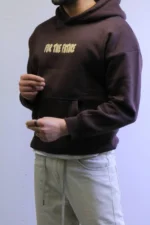 Inner Soft Fleece Hoodie over size – Cold Season Ready - Image 9