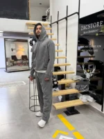 Men’s Tracksuit Set over size – Hoodie & Joggers – Available in 3 Colors - Image 9