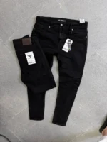 Stretch BLACK BLACK jeans for men , Modern Fit - Image 8