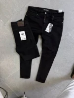 Stretch BLACK BLACK jeans for men , Modern Fit - Image 11