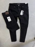 Stretch BLACK BLACK jeans for men , Modern Fit - Image 2