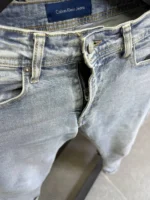 Basic Light Blue jeans straight for men , Modern Fit - Image 11