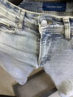 Basic Light Blue jeans straight for men , Modern Fit - Image 4