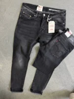 Stretch dark blue slim jeans for men , Modern Fit – Image 7
