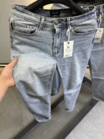 Men’s Light Blue straight  Fit Stretch Jeans – Basic Essential - Image 18