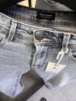 Men’s Light Blue straight  Fit Stretch Jeans – Basic Essential - Image 14