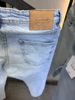 Men’s Light Blue Slim Fit Stretch Jeans – Basic Essential - Image 8