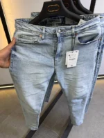 Men’s Light Blue Slim Fit Stretch Jeans – Basic Essential - Image 7