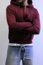 Inner Soft Fleece Hoodie over size – Cold Season Ready - Image 22