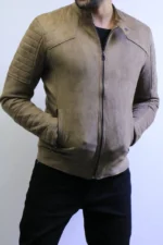 Men’s Slim Fit Suede Jacket – Premium Zip Design - Image 8