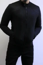Men’s Slim Fit Suede Jacket – Premium Zip Design - Image 2