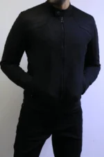 Men’s Slim Fit Suede Jacket – Premium Zip Design - Image 16