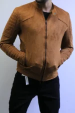 Men’s Slim Fit Suede Jacket – Premium Zip Design - Image 14