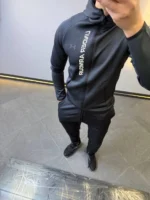 Men’s Athletic Tracksuit Set – 3 Colors Zip-Up Sportswear Outfit | Gym & Casual Wear - Image 8