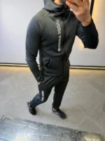 Men’s Athletic Tracksuit Set – 3 Colors Zip-Up Sportswear Outfit | Gym & Casual Wear - Image 13