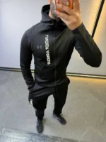 Men’s Athletic Tracksuit Set – 3 Colors Zip-Up Sportswear Outfit | Gym & Casual Wear - Image 15