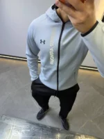 Men’s Athletic Tracksuit Set – 3 Colors Zip-Up Sportswear Outfit | Gym & Casual Wear - Image 12