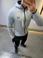 Men’s Athletic Tracksuit Set – 3 Colors Zip-Up Sportswear Outfit | Gym & Casual Wear - Image 10