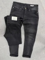 Essential Dark gray Denim Jeans , signature Dark Wash Denim - Image 9