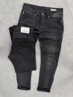 Essential Dark gray Denim Jeans , signature Dark Wash Denim - Image 11
