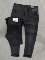 Essential Dark gray Denim Jeans , signature Dark Wash Denim - Image 15