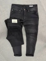 Essential Dark gray Denim Jeans , signature Dark Wash Denim - Image 3