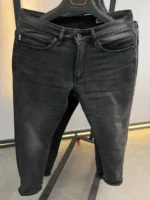 Essential Dark gray Denim Jeans , signature Dark Wash Denim - Image 12