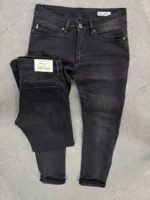 Essential Dark gray Denim Jeans , signature Dark Wash Denim - Image 6