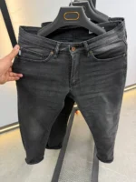 Essential Dark gray Denim Jeans , signature Dark Wash Denim - Image 2