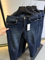 Essential Dark Denim Jeans , signature Dark Wash Denim - Image 3