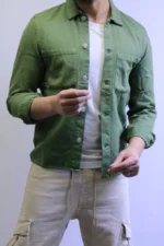 Men’s Slim Fit Checkered Shirt – Blue Casual Button-Up Shirt for Smart & Casual Wear - Image 12