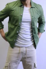 Men’s Slim Fit Checkered Shirt – Blue Casual Button-Up Shirt for Smart & Casual Wear - Image 16