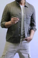 Men’s Slim Fit Checkered Shirt – Blue Casual Button-Up Shirt for Smart & Casual Wear