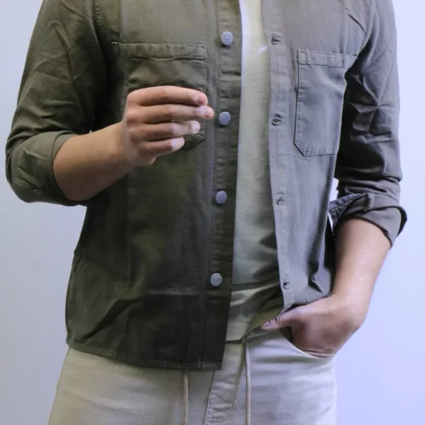 Men’s Slim Fit Checkered Shirt – Blue Casual Button-Up Shirt for Smart & Casual Wear