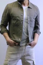 Men’s Slim Fit Checkered Shirt – Blue Casual Button-Up Shirt for Smart & Casual Wear - Image 4