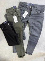 basic jeans Men's Classic Slim Fit Formal Trousers - - Image 14