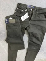 basic jeans Men's Classic Slim Fit Formal Trousers - - Image 2