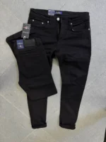 basic jeans Men's Classic Slim Fit Formal Trousers - - Image 6