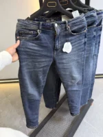 Essential Dark Denim Jeans , signature Dark Wash Denim – Image 3