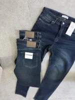 Essential Dark Denim Jeans , signature Dark Wash Denim - Image 5