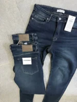 Essential Dark Denim Jeans , signature Dark Wash Denim - Image 6