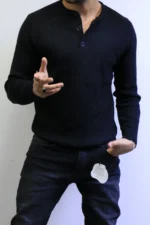 Men's Premium Quarter-Knit Sweater - Smart Casual - Image 19