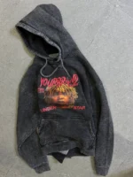 Men's Vintage-Inspired Graphic Hoodie - Street Style Essential. - Image 14