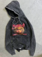 Men's Vintage-Inspired Graphic Hoodie - Street Style Essential.