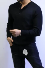 Men's Premium Quarter-Knit Sweater - Smart Casual - Image 2