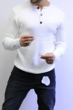 Men's Premium Quarter-Knit Sweater - Smart Casual - Image 12
