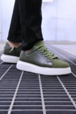 Men’s Premium leather Urban Sneakers – Sleek & Versatile - Image 3