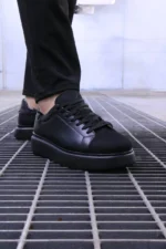 Men’s Premium leather Urban Sneakers – Sleek & Versatile - Image 2